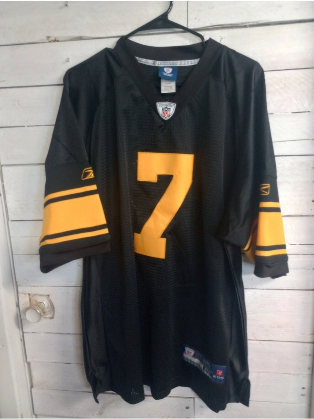 NFL Pittsburgh Steelers Roethlisberger Onfield Reebok Size 52 Stitched Jersey